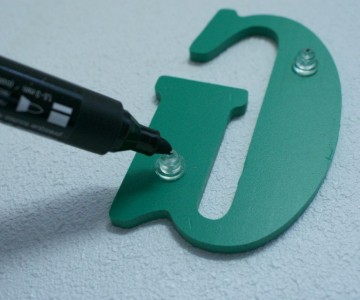 Afstandshouder lijm/schroef