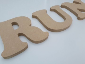 Voorbeeld letters mdf 8mm 1 4