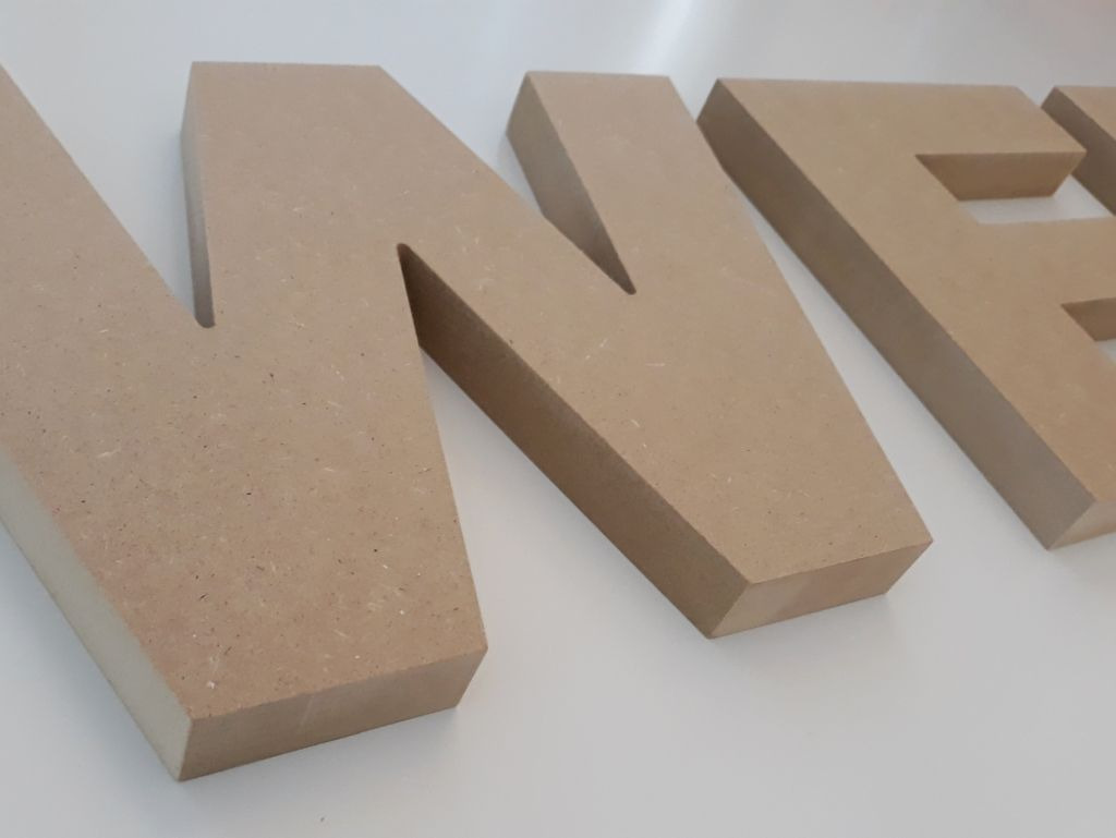 viool Hub hier MDF letter 22mm, hoogte XXL (35cm) - Letters MDF - Studio Alteveer